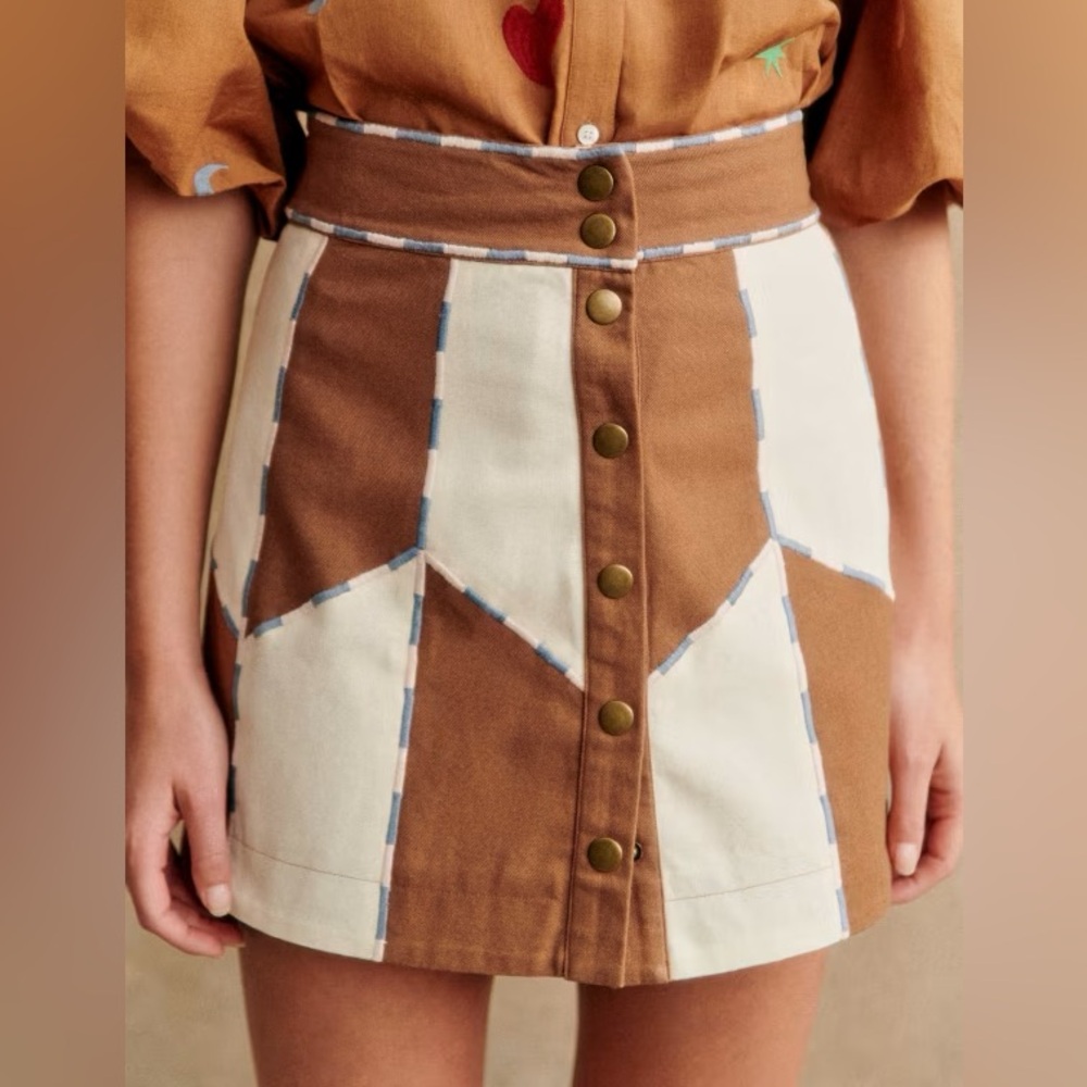 Sèzane X Pangea Gwenda Mini Skirt 2 NWT